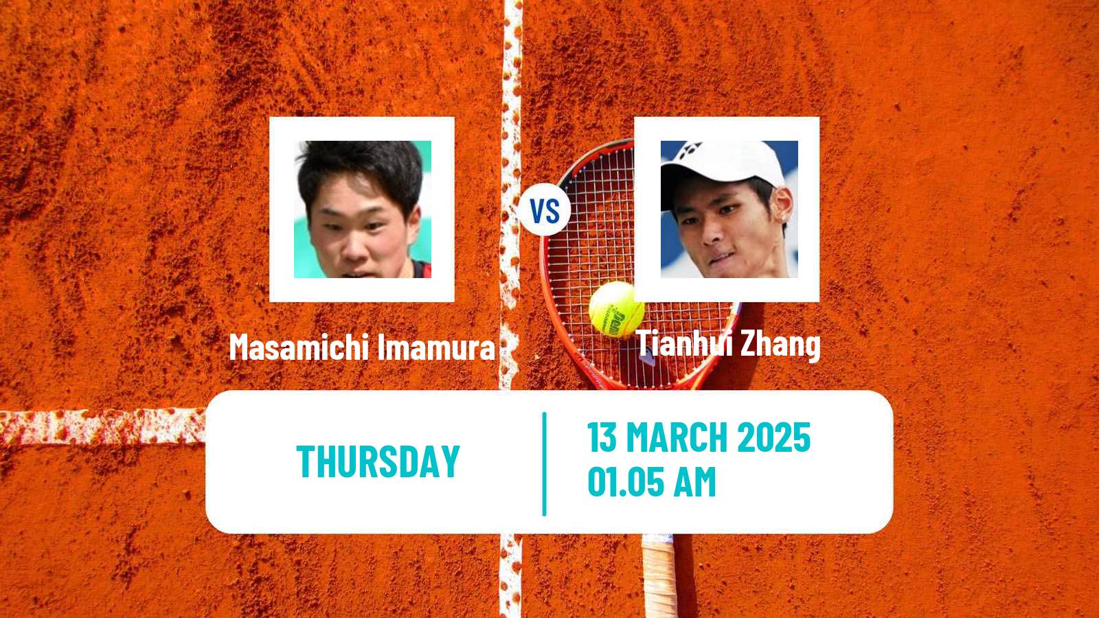 Tennis ITF M25 Luan Men Masamichi Imamura - Tianhui Zhang