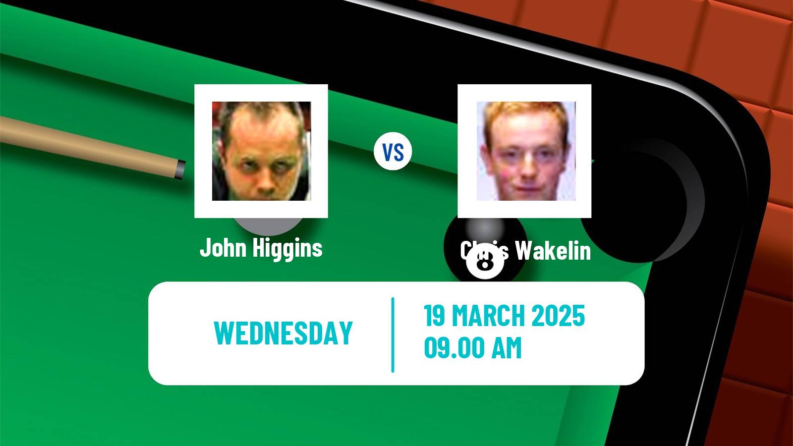 Snooker Players Championship John Higgins - Chris Wakelin
