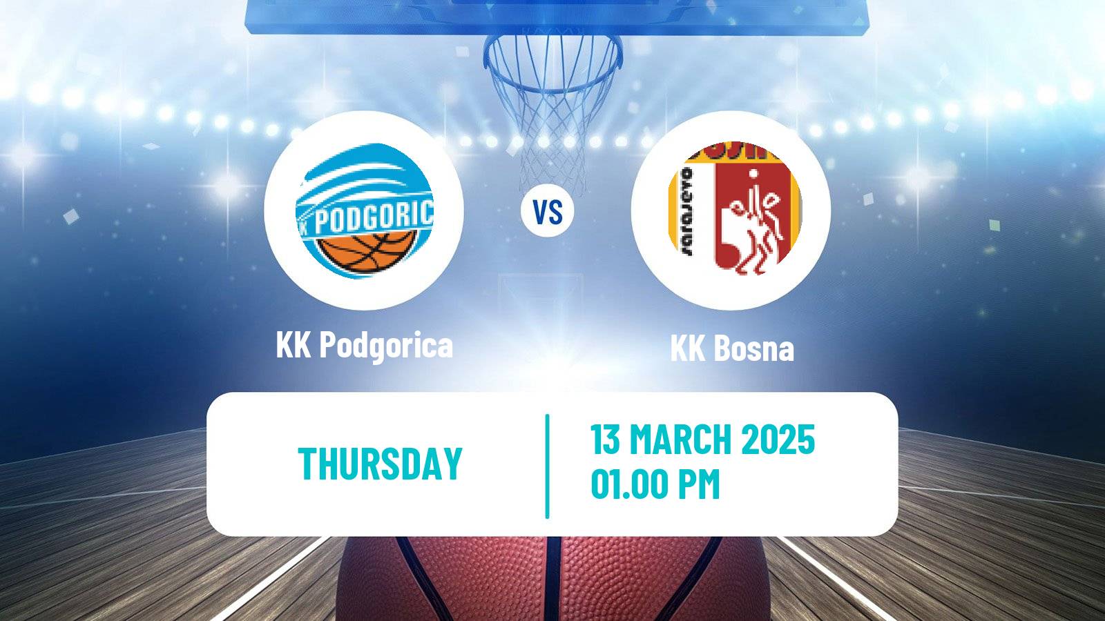 Basketball Adriatic League 2 Podgorica - Bosna