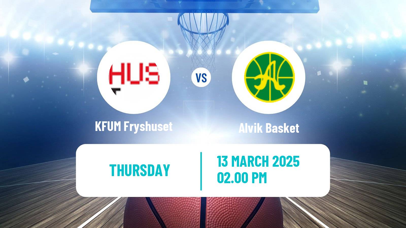 Basketball Swedish Superettan Basketball KFUM Fryshuset - Alvik