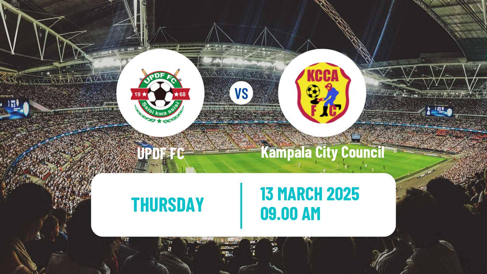 Soccer Ugandan Super League UPDF - Kampala City Council