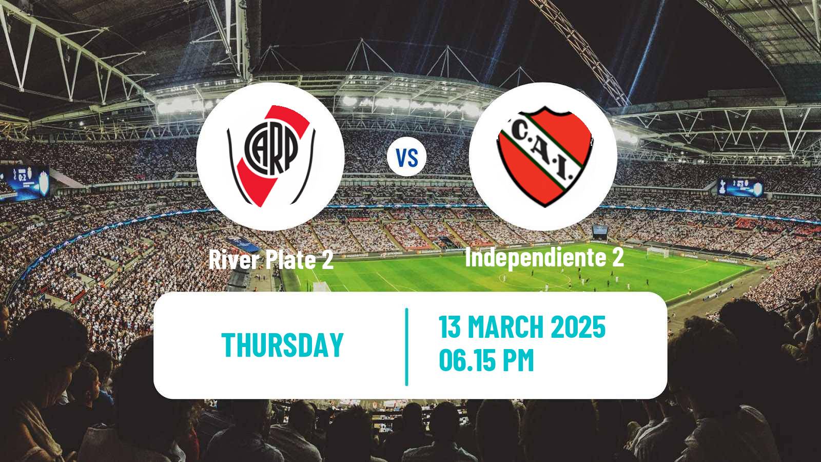 Soccer Argentinian Reserve League River Plate 2 - Independiente 2