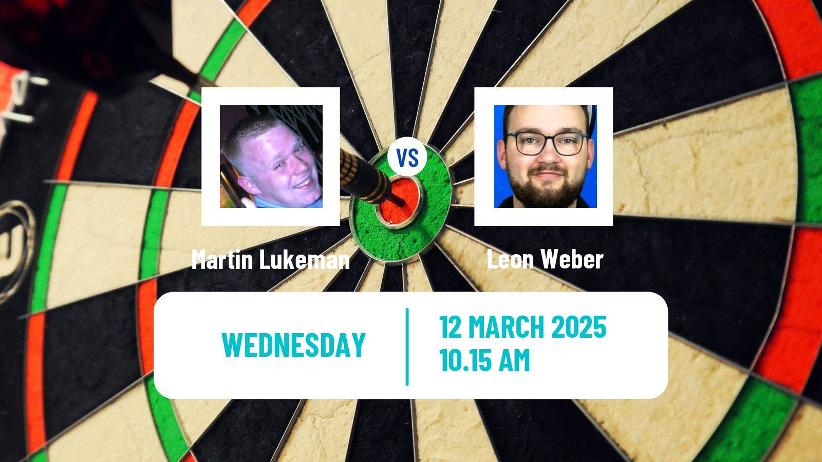Darts Players Championship 6 Martin Lukeman - Leon Weber