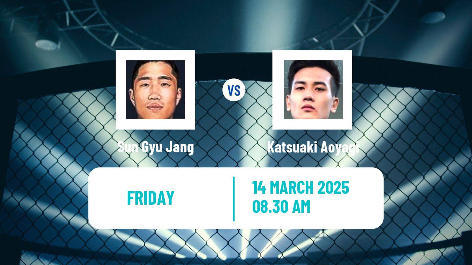 MMA Bantamweight One Championship Men Sun Gyu Jang - Katsuaki Aoyagi