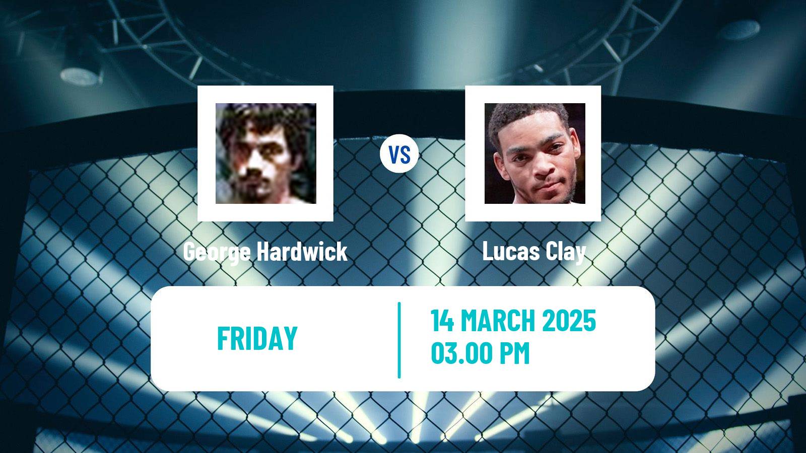 MMA Lightweight Cage Warriors Men George Hardwick - Lucas Clay