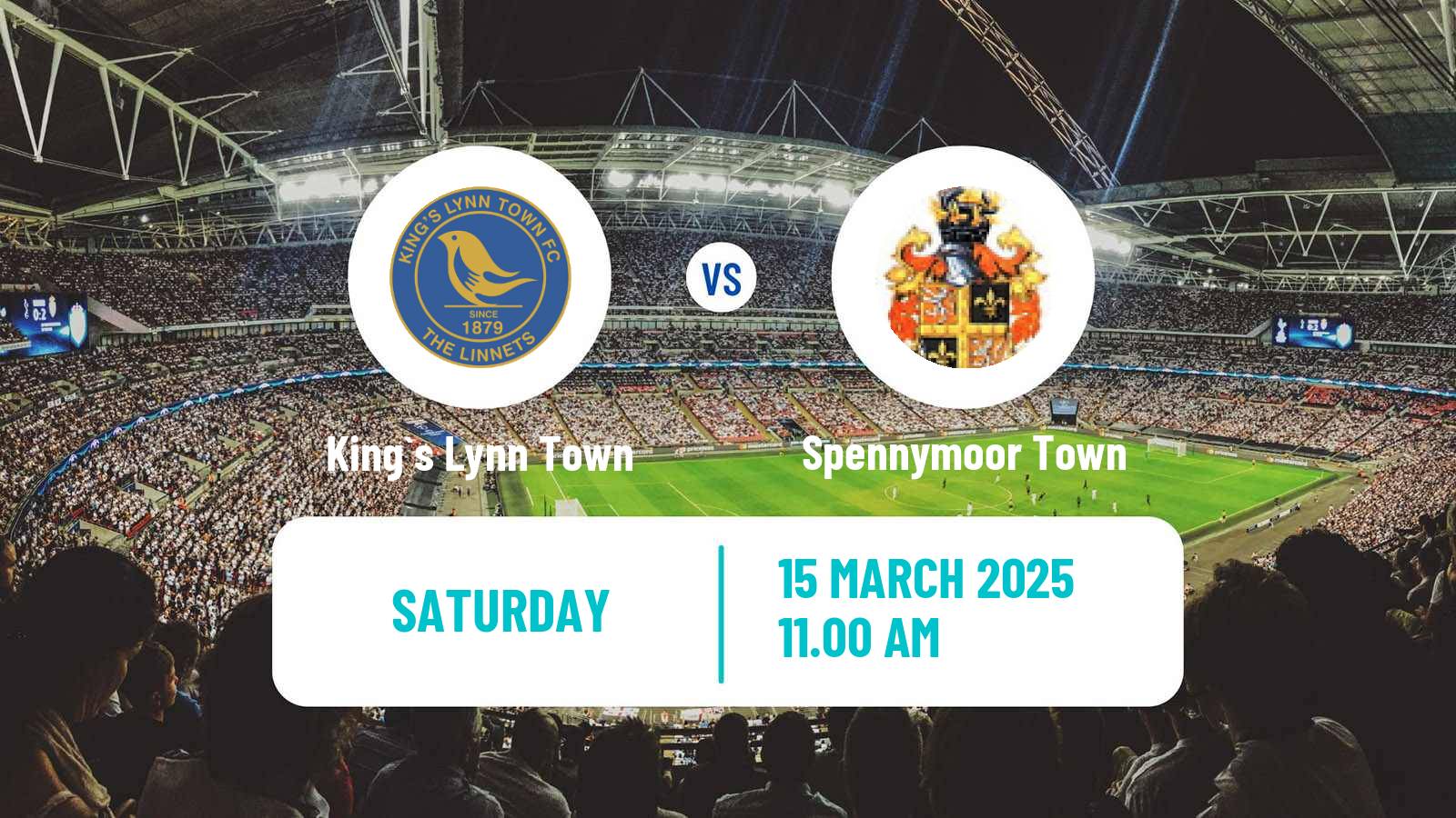 Soccer English National League North King`s Lynn Town - Spennymoor Town