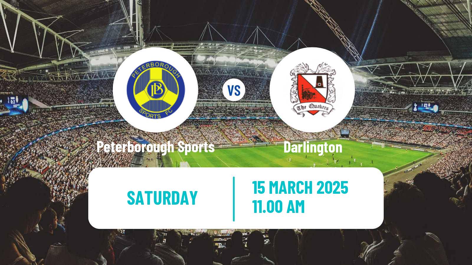 Soccer English National League North Peterborough Sports - Darlington