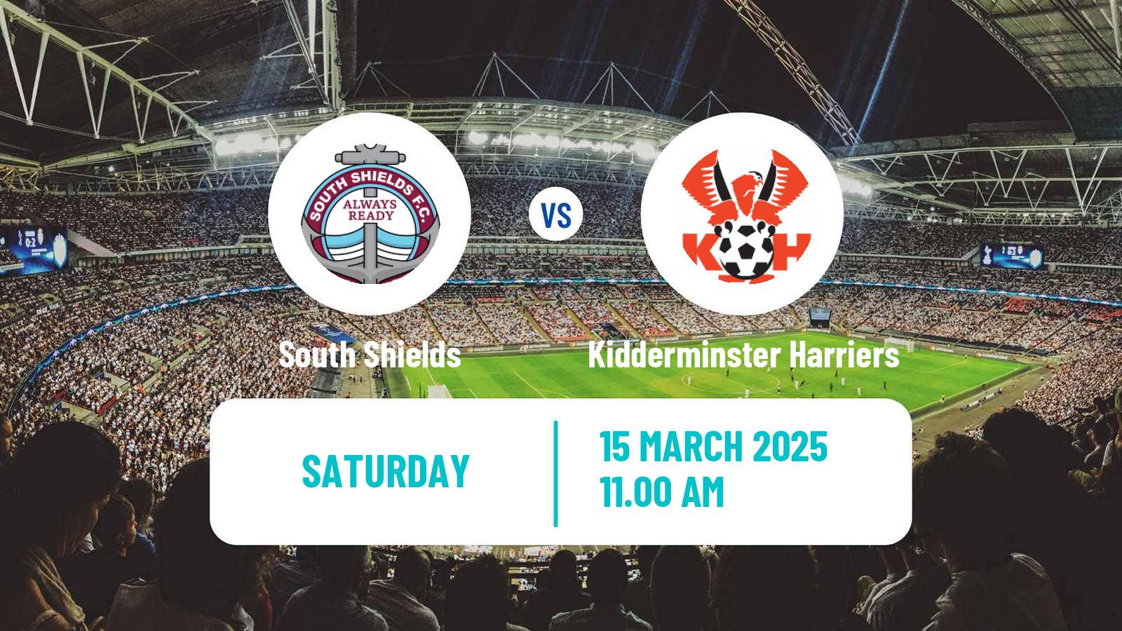 Soccer English National League North South Shields - Kidderminster Harriers