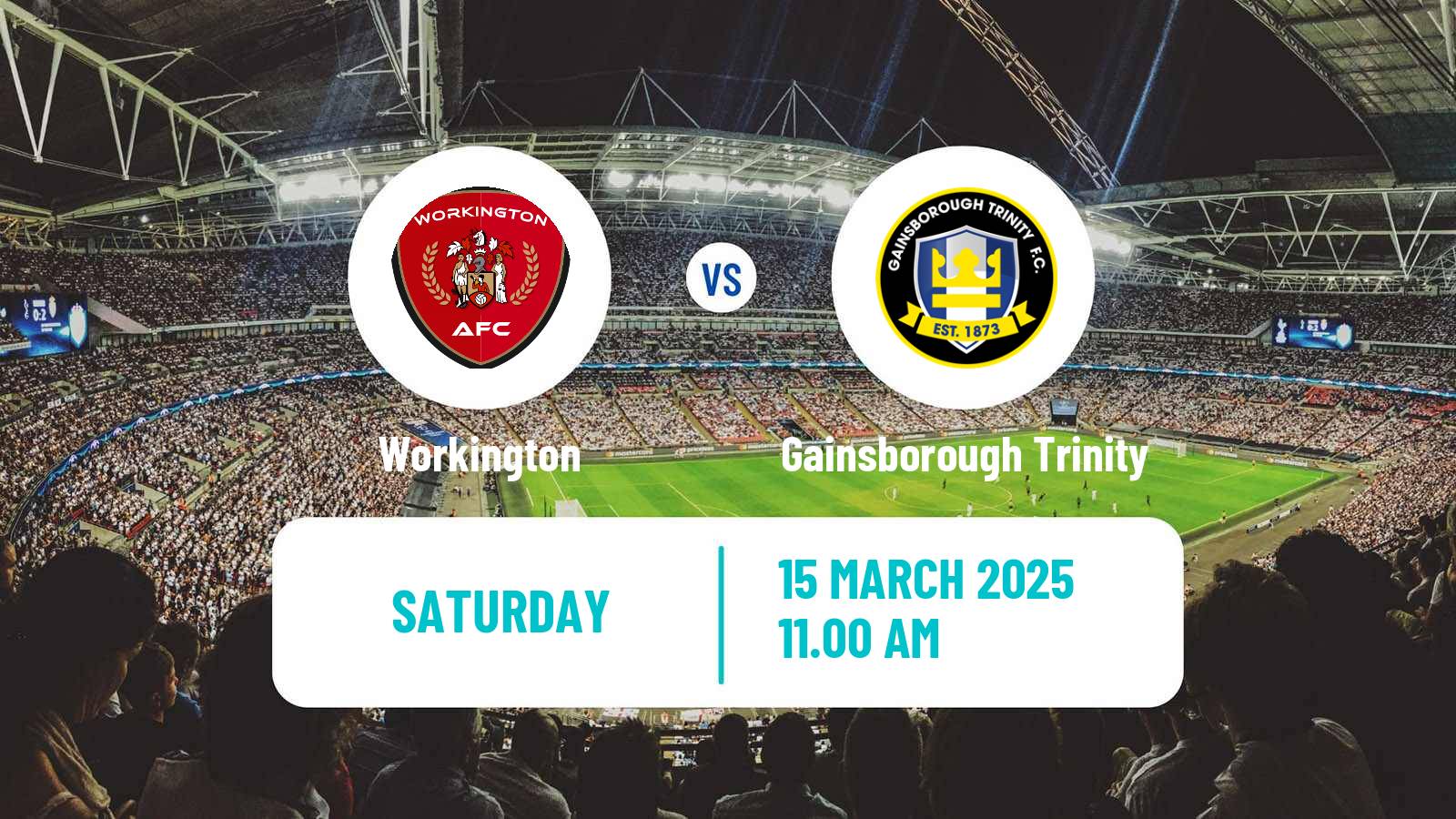 Soccer English NPL Premier Division Workington - Gainsborough Trinity