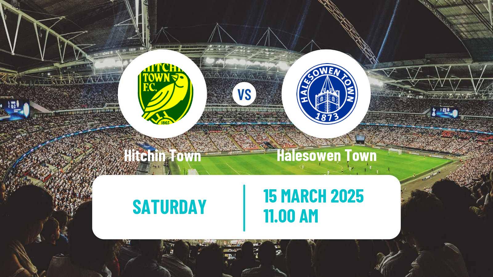 Soccer English Southern League Central Division Hitchin Town - Halesowen Town