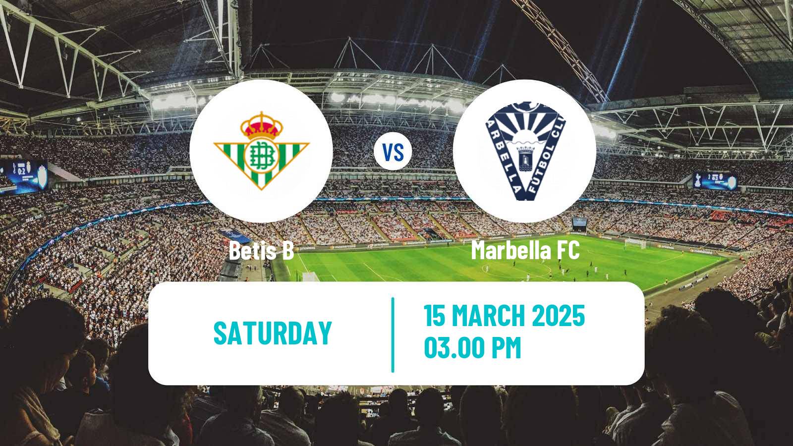 Soccer Spanish Primera RFEF Group 2 Betis B - Marbella