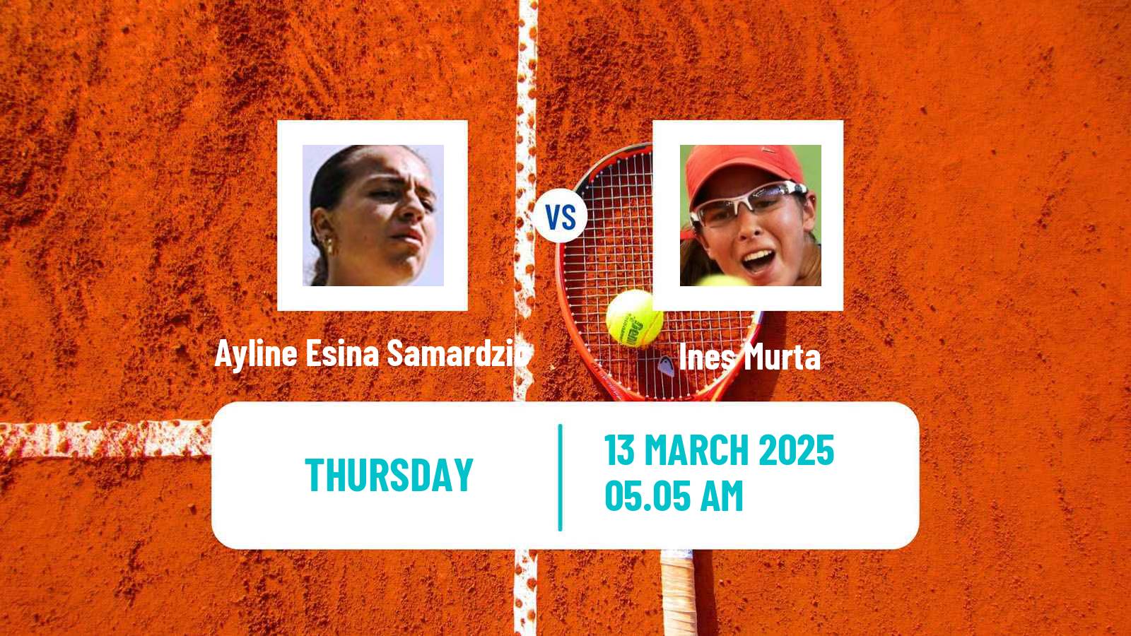 Tennis ITF W15 Sharm Elsheikh 7 Women Ayline Esina Samardzic - Ines Murta