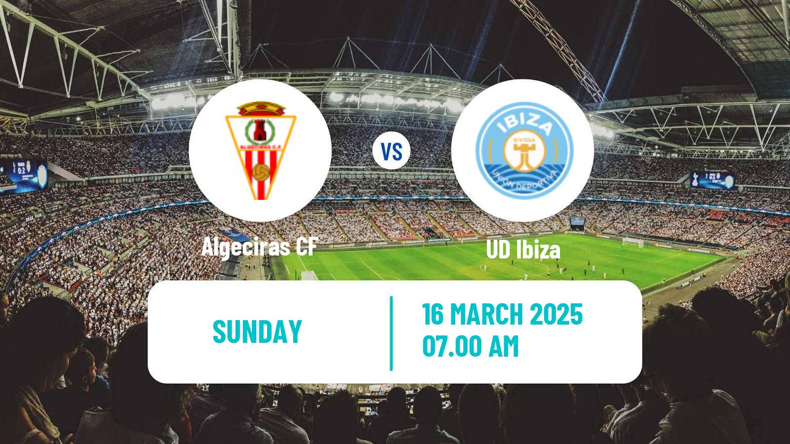 Soccer Spanish Primera RFEF Group 2 Algeciras - Ibiza