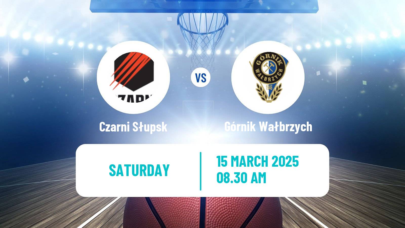 Basketball Polish Basket Liga Czarni Słupsk - Górnik Wałbrzych