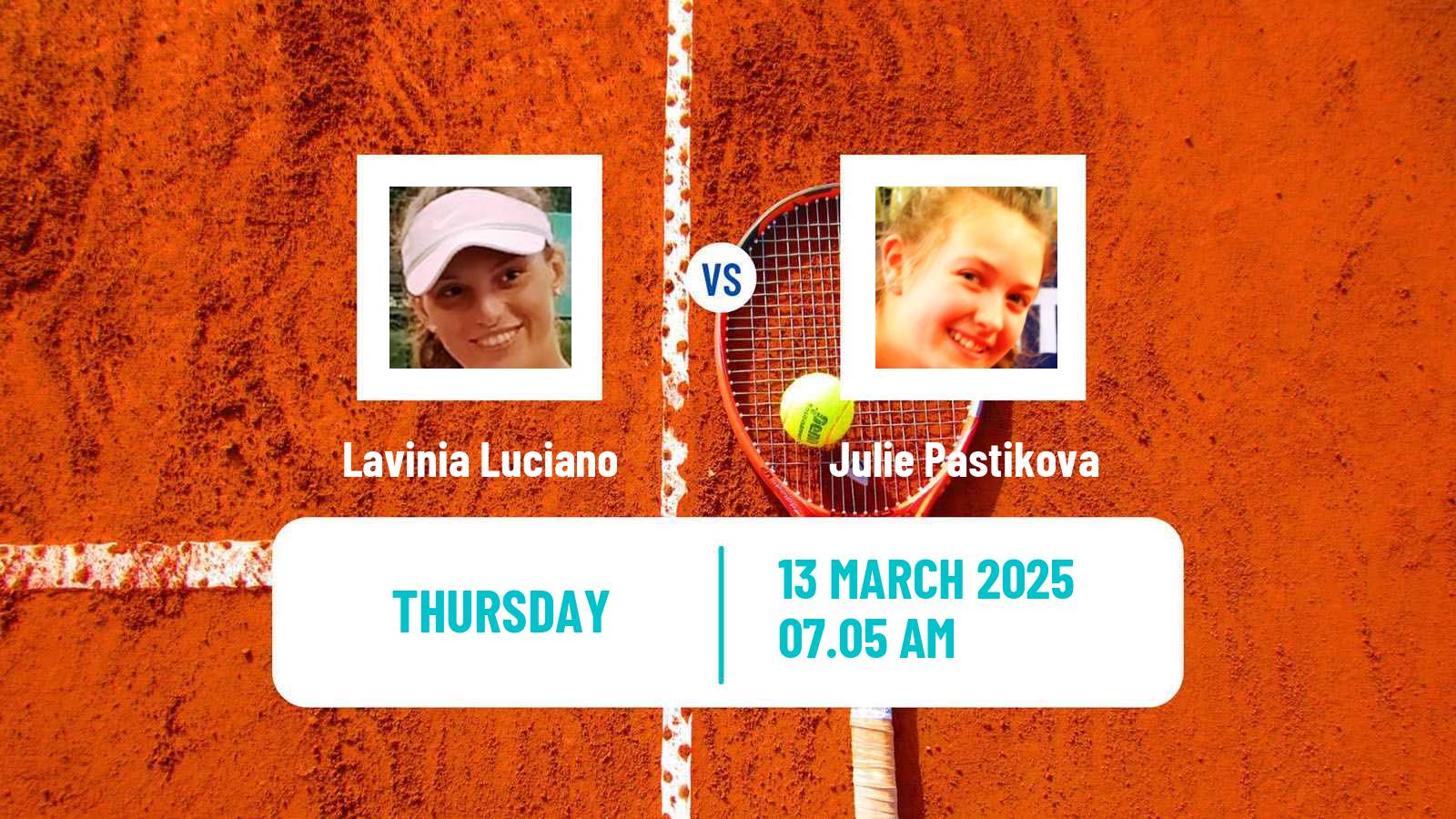 Tennis ITF W35 Solarino 2 Women Lavinia Luciano - Julie Pastikova