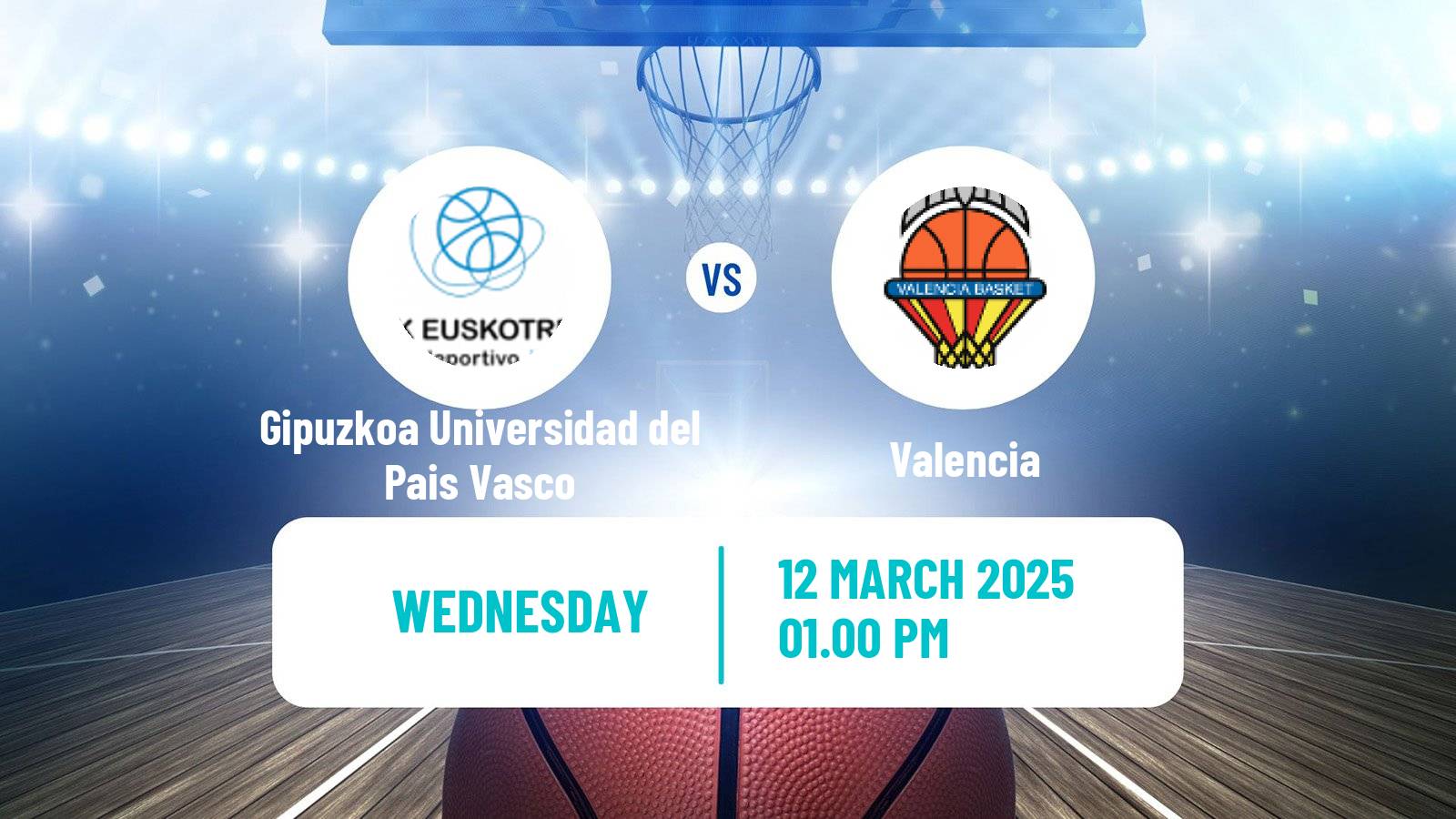Basketball Spanish Liga Femenina Basketball Gipuzkoa Universidad del Pais Vasco - Valencia