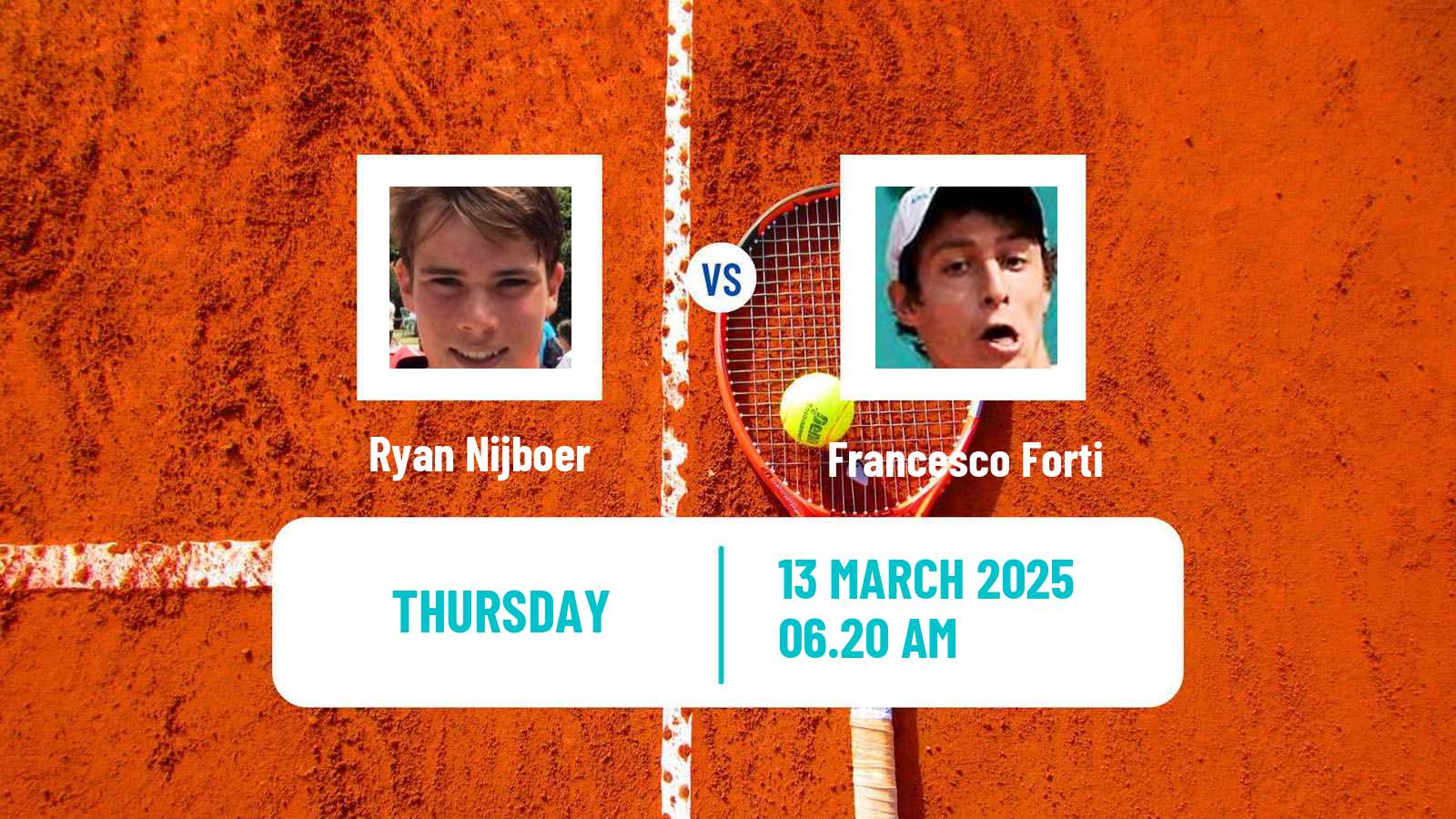 Tennis ITF M15 Antalya 8 Men Ryan Nijboer - Francesco Forti