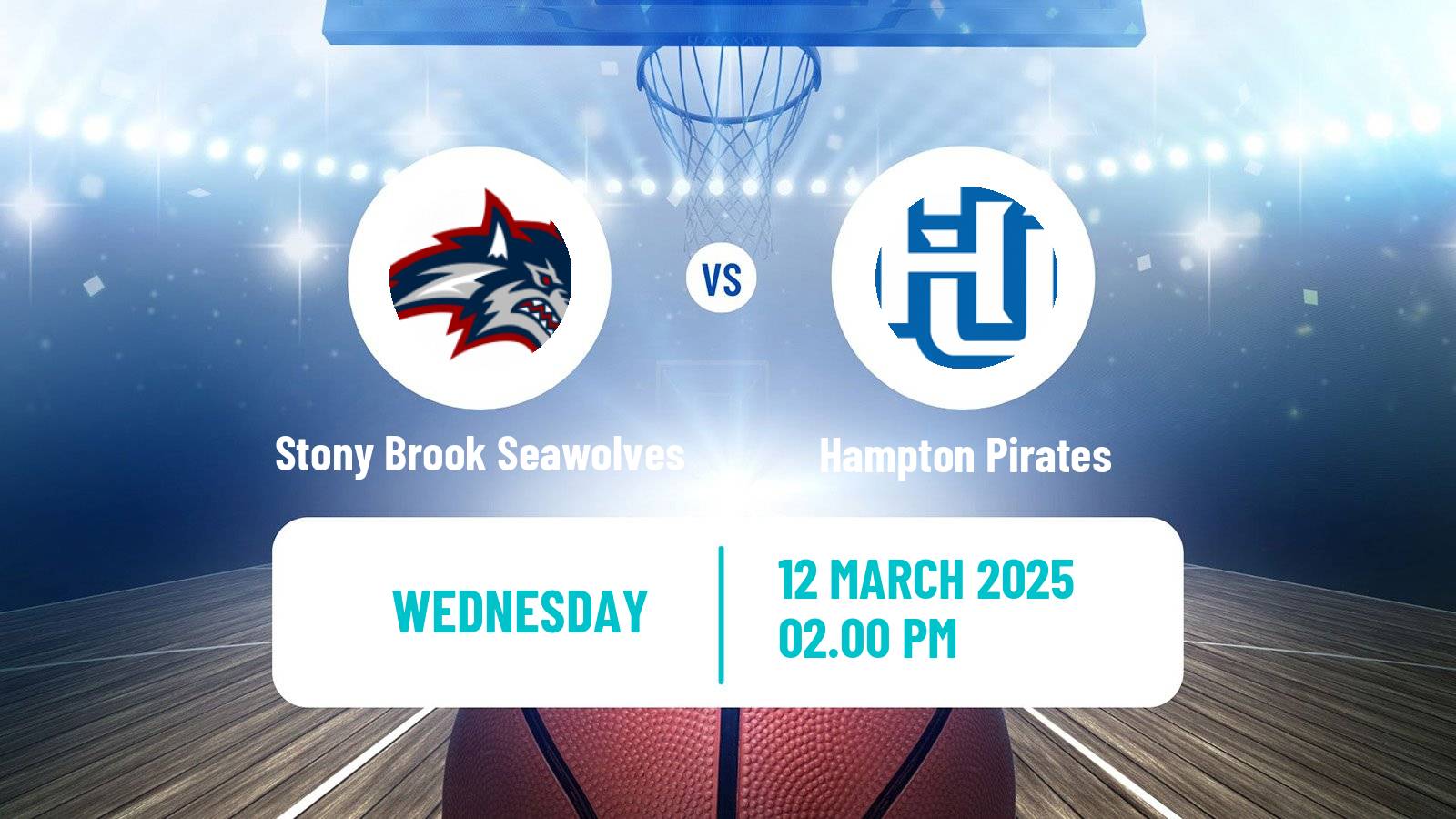 Basketball NCAA College Basketball Women Stony Brook Seawolves - Hampton Pirates