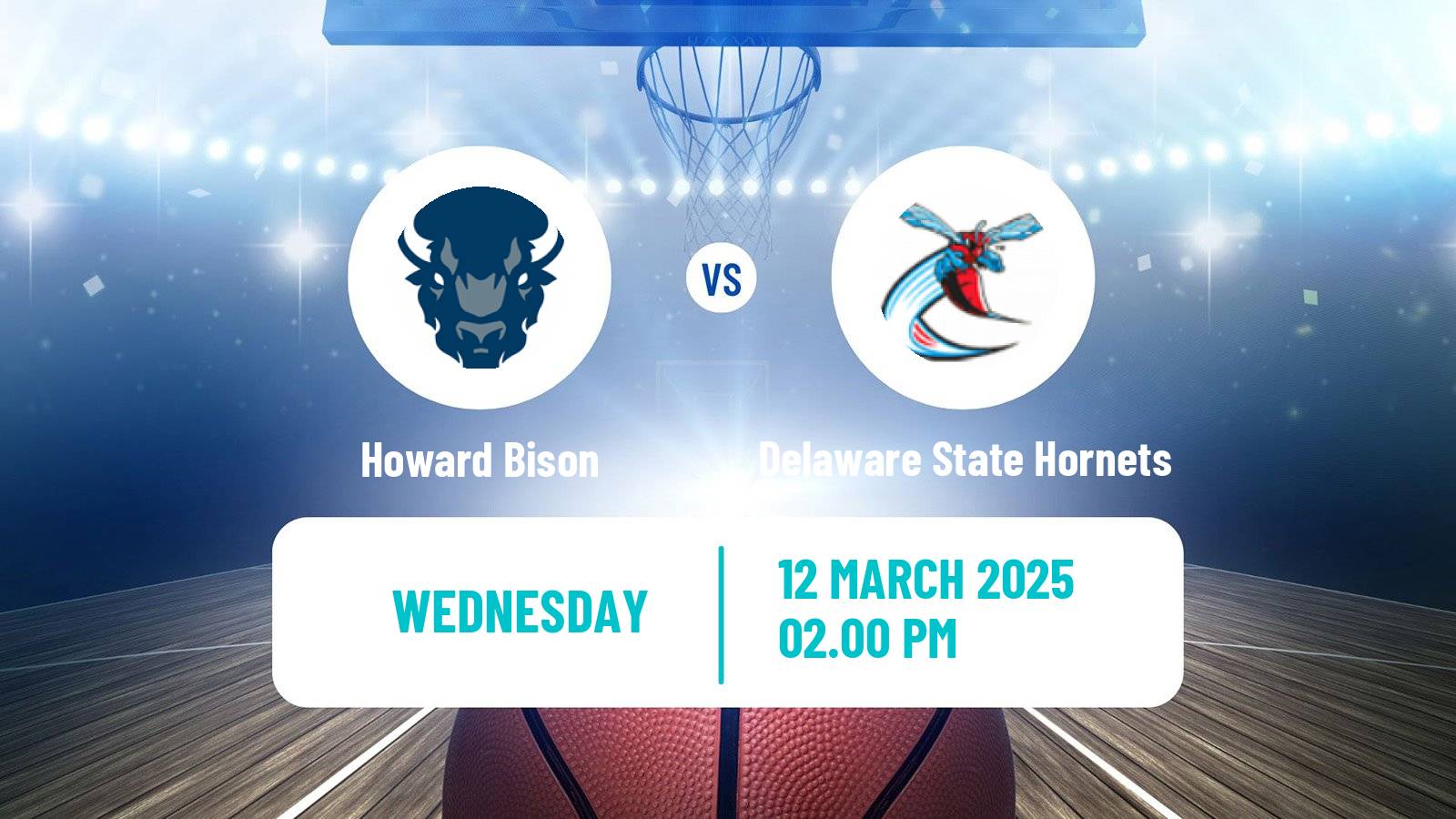 Basketball NCAA College Basketball Women Howard Bison - Delaware State Hornets