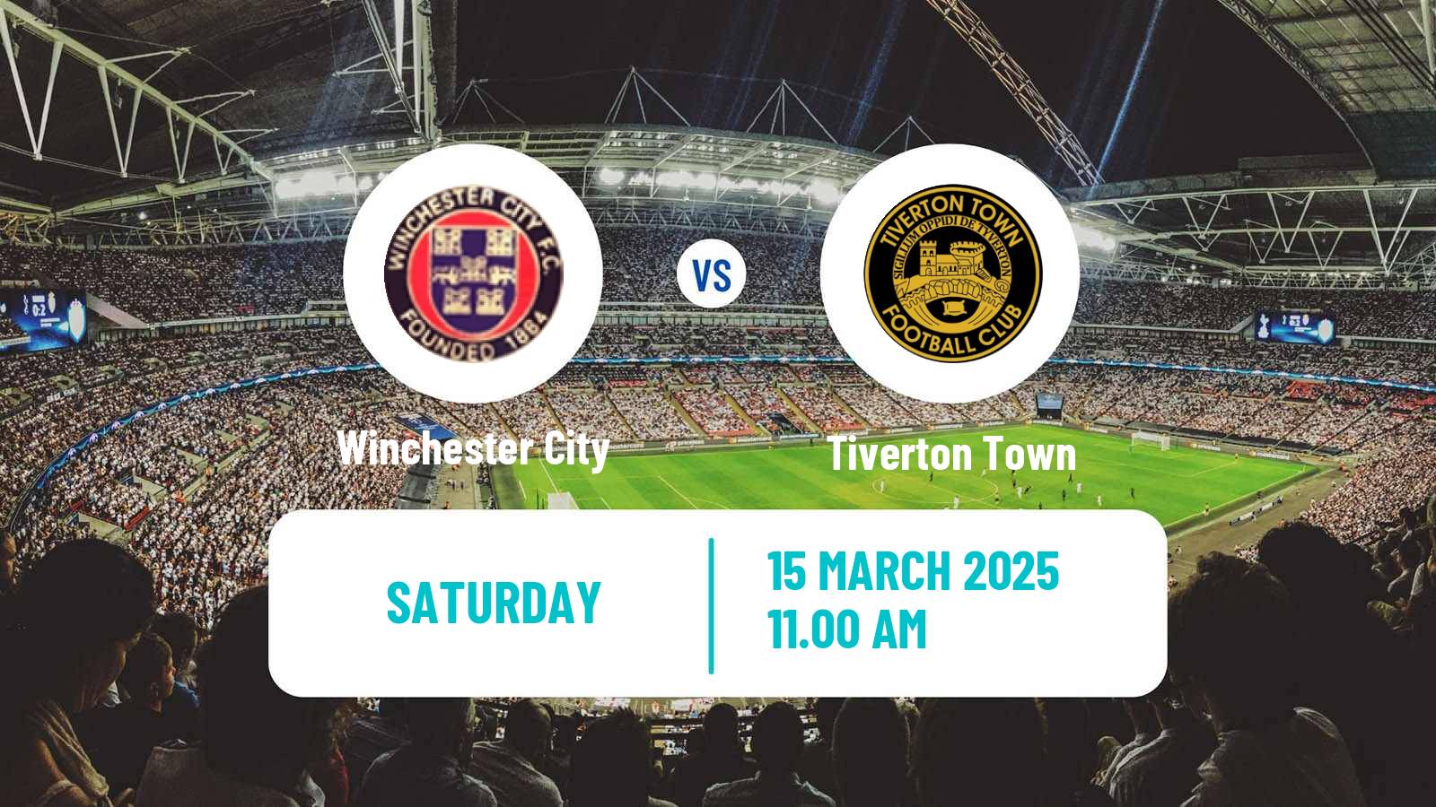 Soccer English Southern League South Division Winchester City - Tiverton Town