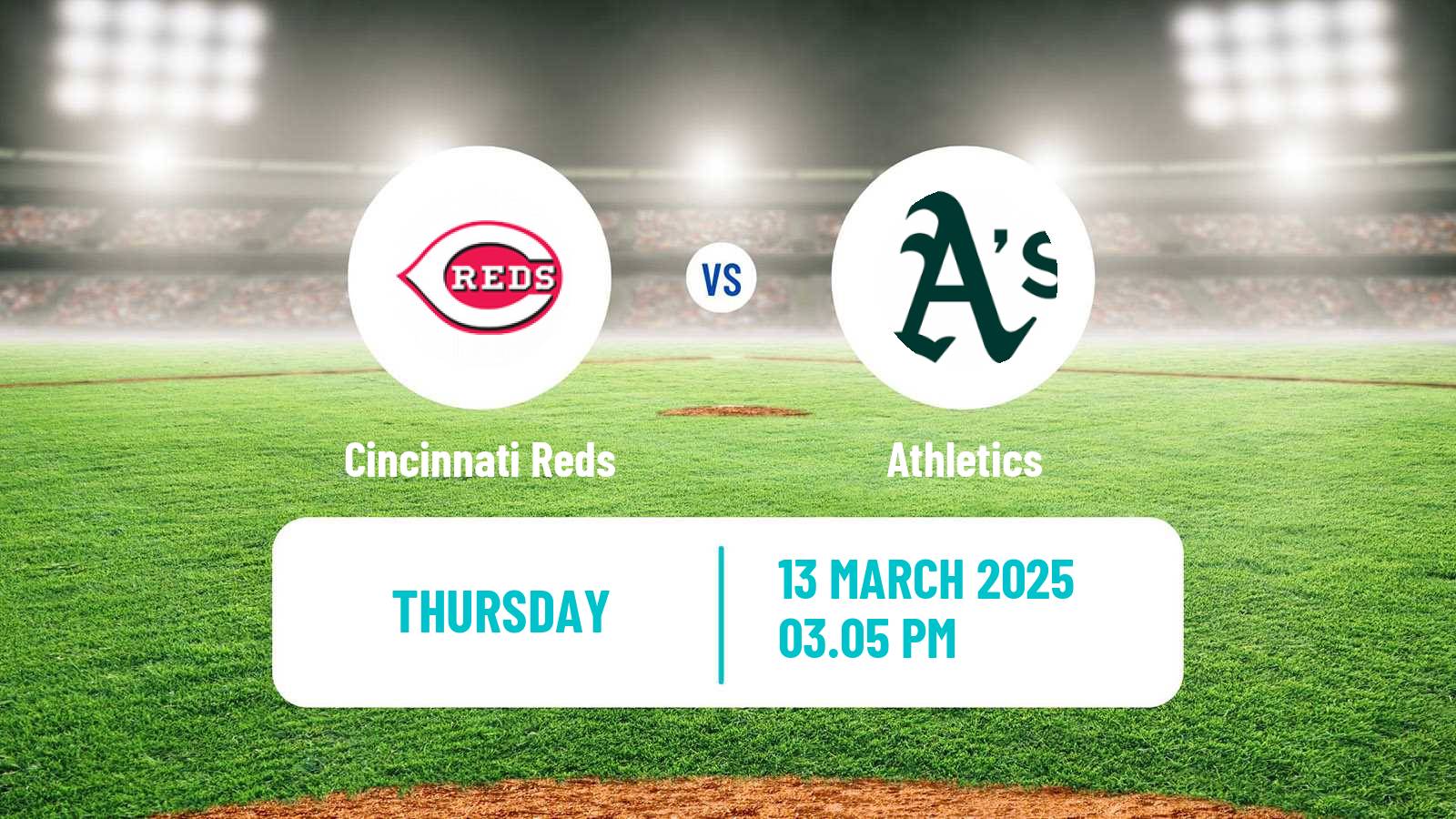 Baseball MLB Spring Training Cincinnati Reds - Athletics