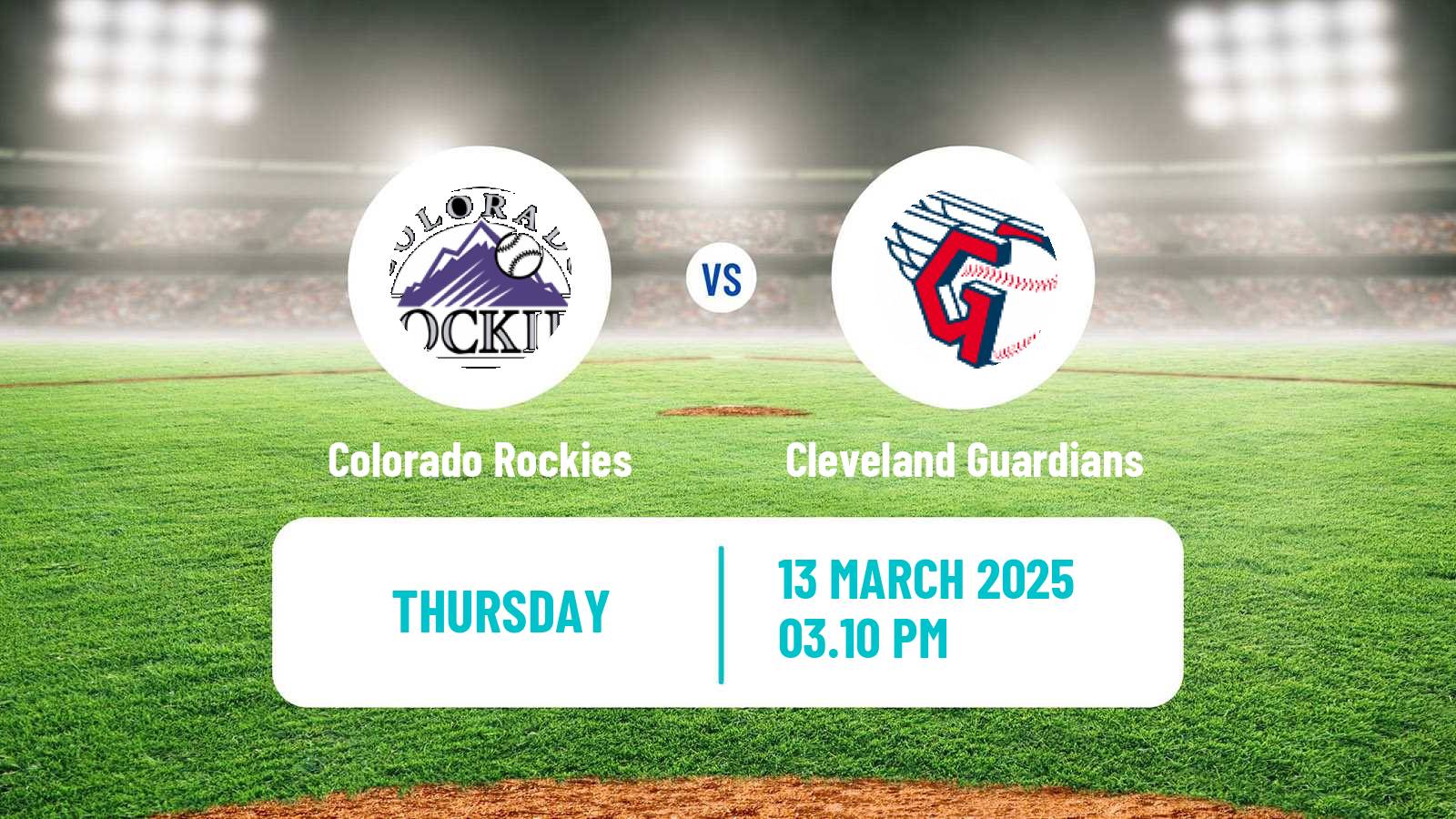 Baseball MLB Spring Training Colorado Rockies - Cleveland Guardians