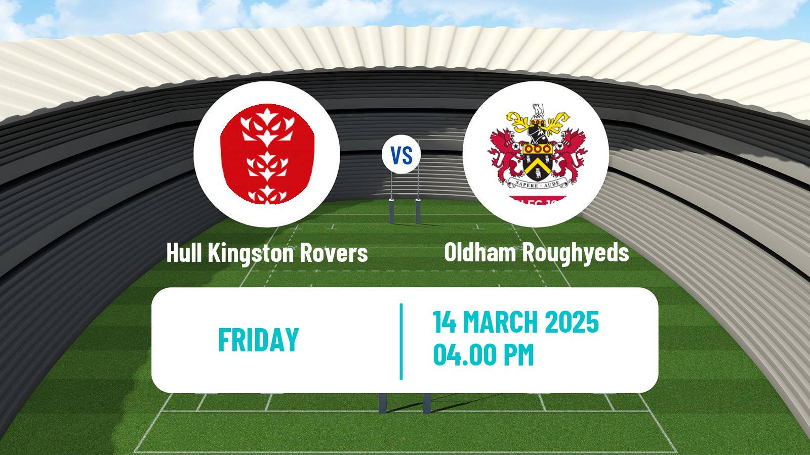 Rugby league Challenge Cup Rugby League Hull Kingston Rovers - Oldham Roughyeds
