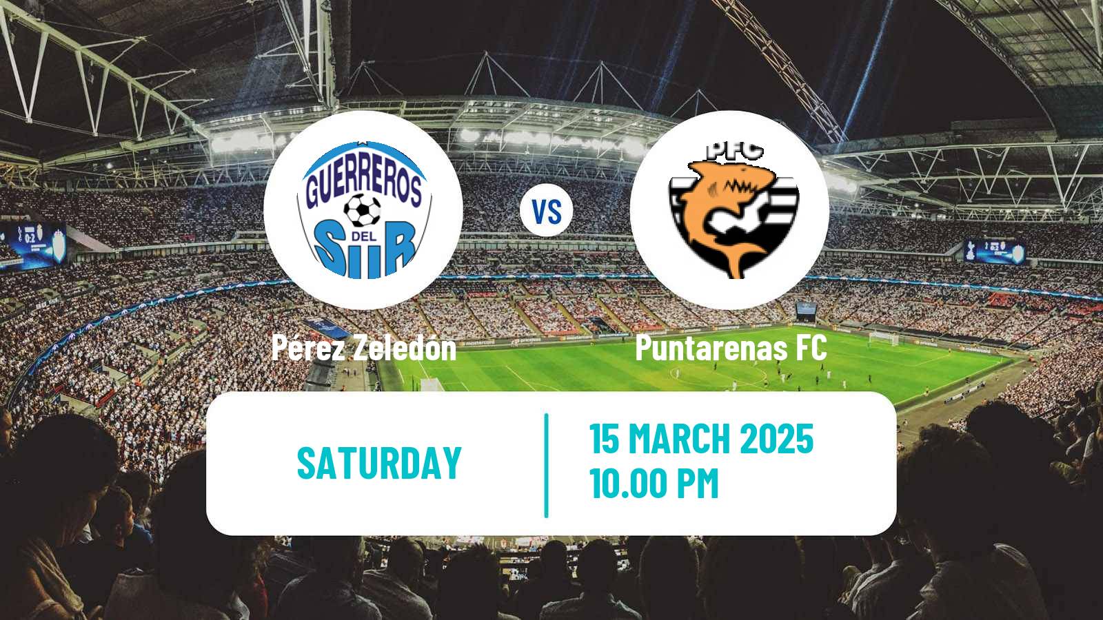 Soccer Costa Rican Primera Division Pérez Zeledón - Puntarenas FC