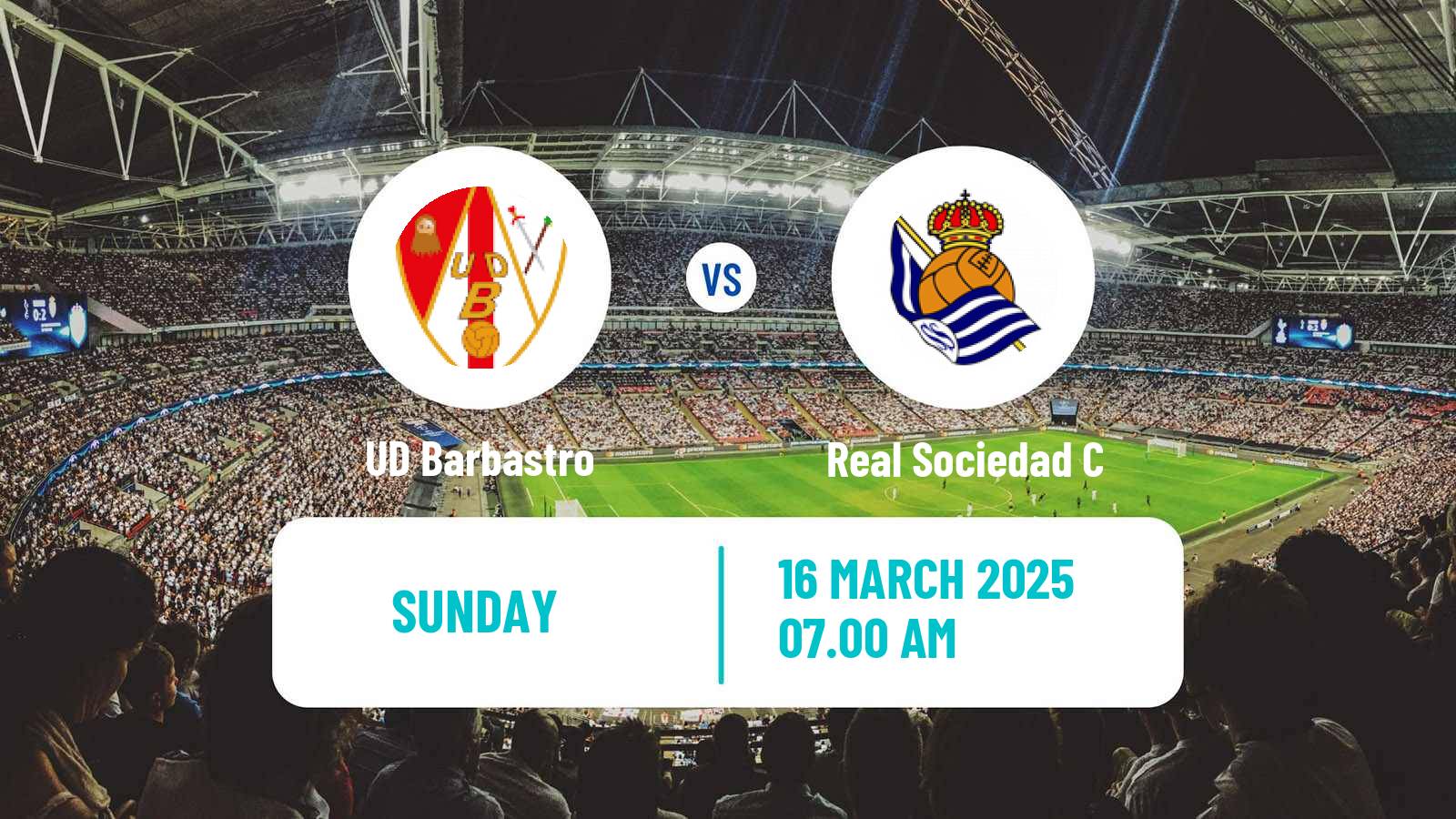 Soccer Spanish Segunda RFEF - Group 2 Barbastro - Real Sociedad C