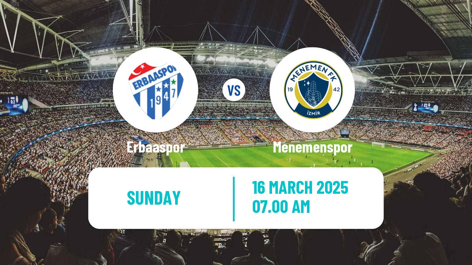 Soccer Turkish Second League Red Group Erbaaspor - Menemenspor