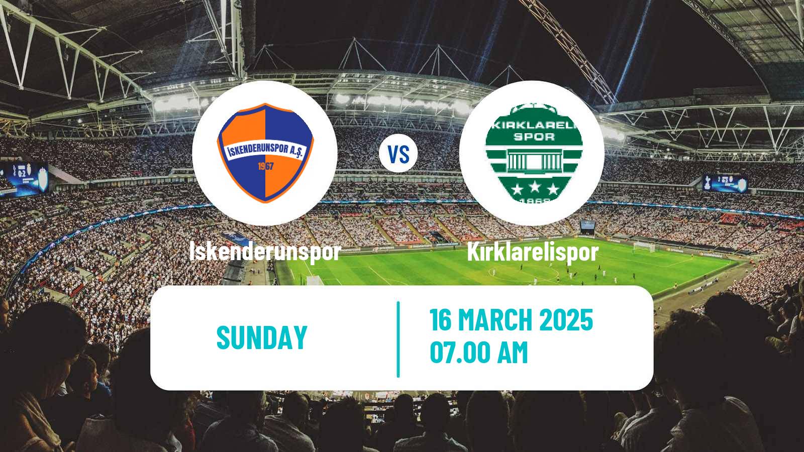 Soccer Turkish Second League White Group Iskenderunspor - Kırklarelispor