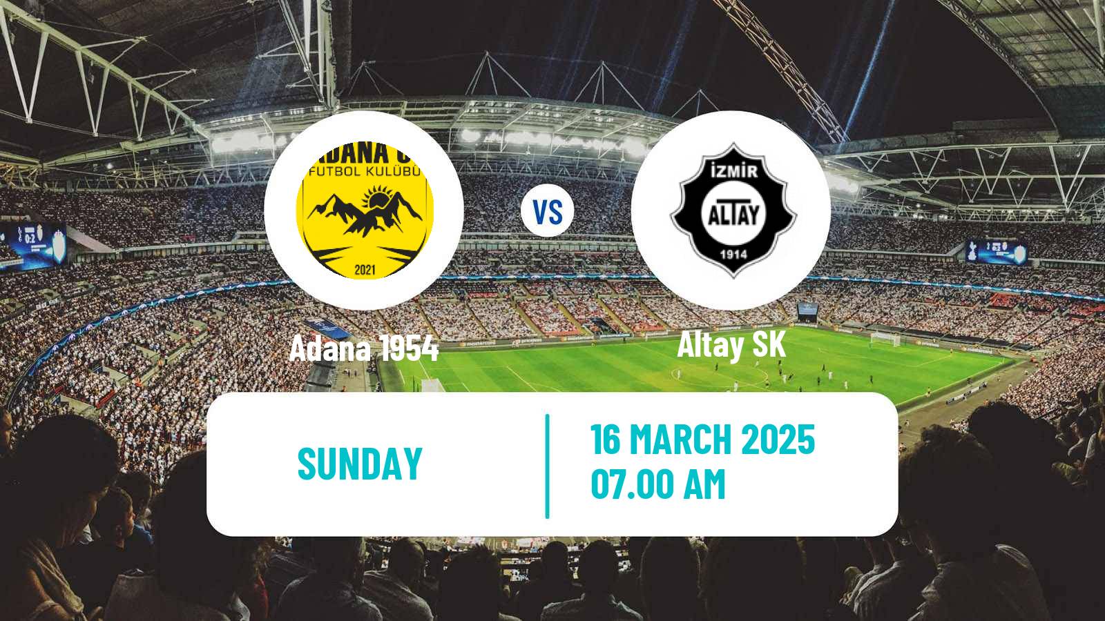 Soccer Turkish Second League White Group Adana 1954 - Altay