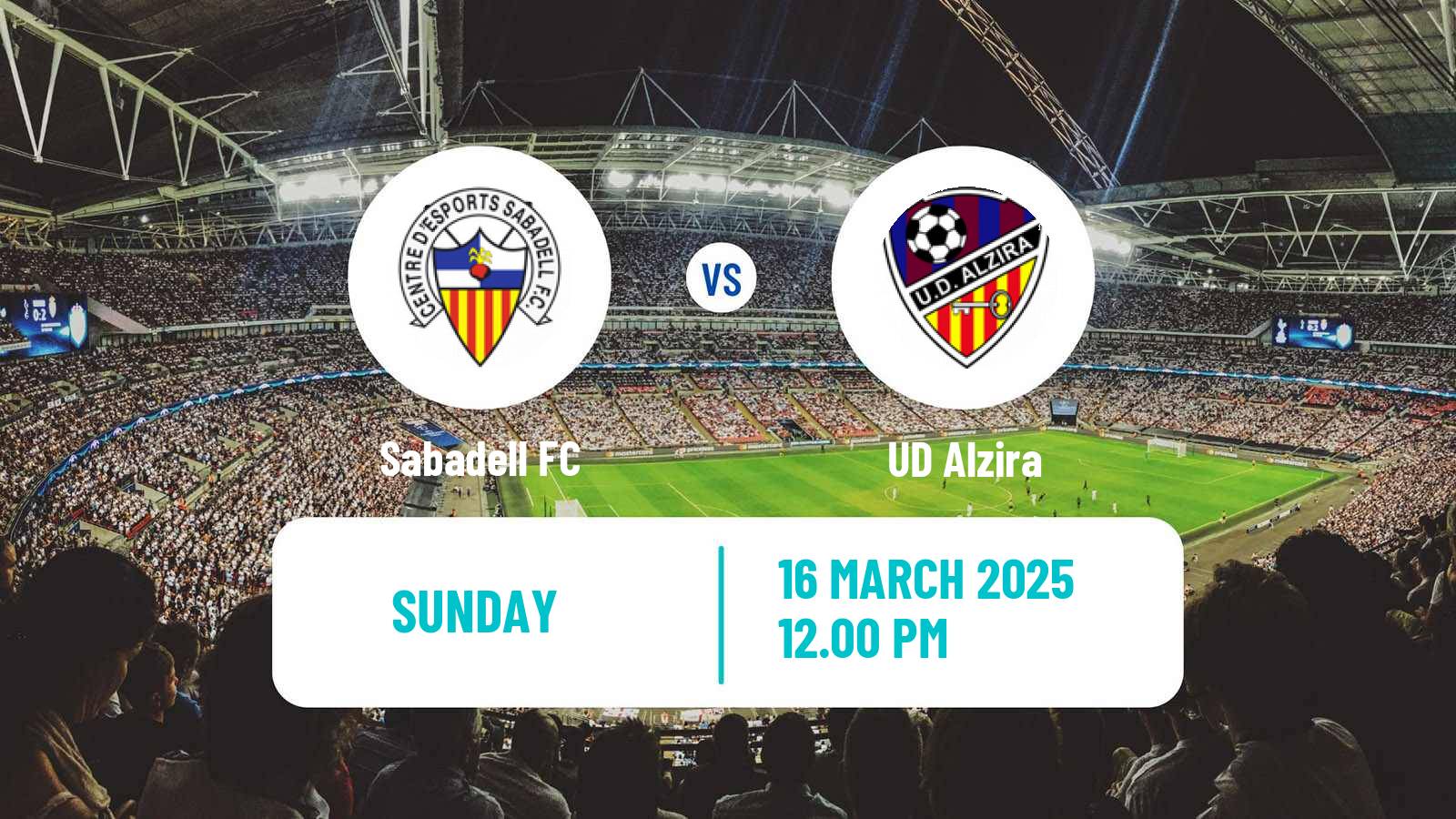 Soccer Spanish Segunda RFEF - Group 3 Sabadell - Alzira