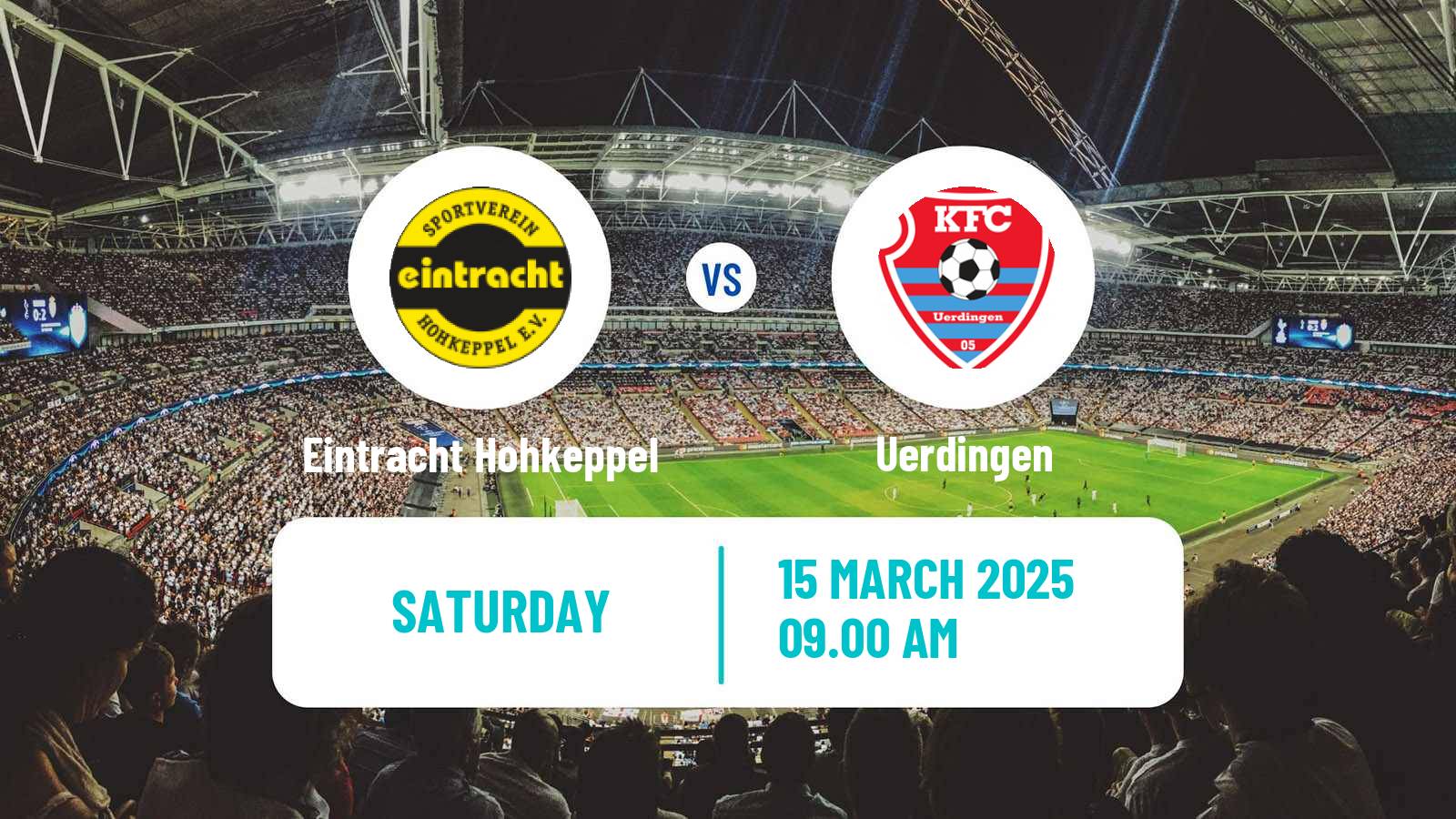 Soccer German Regionalliga West Eintracht Hohkeppel - Uerdingen
