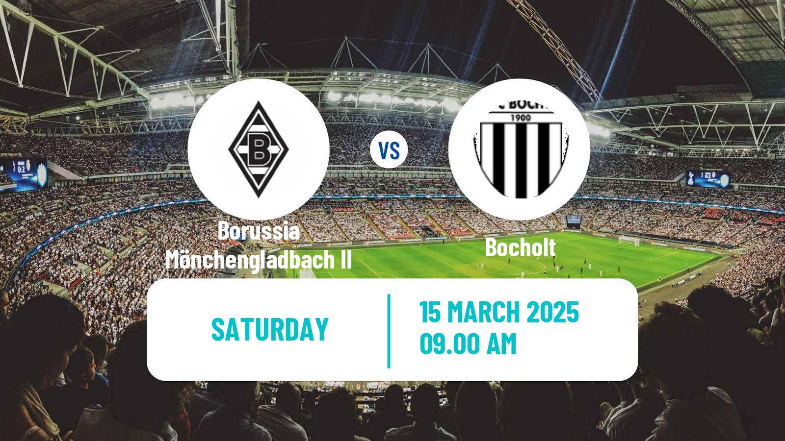 Soccer German Regionalliga West Borussia Mönchengladbach II - Bocholt