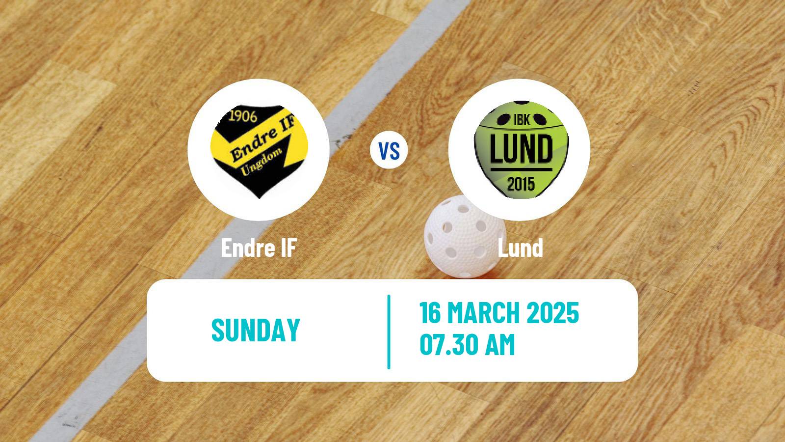 Floorball Swedish Superligan Floorball Women Endre IF - Lund