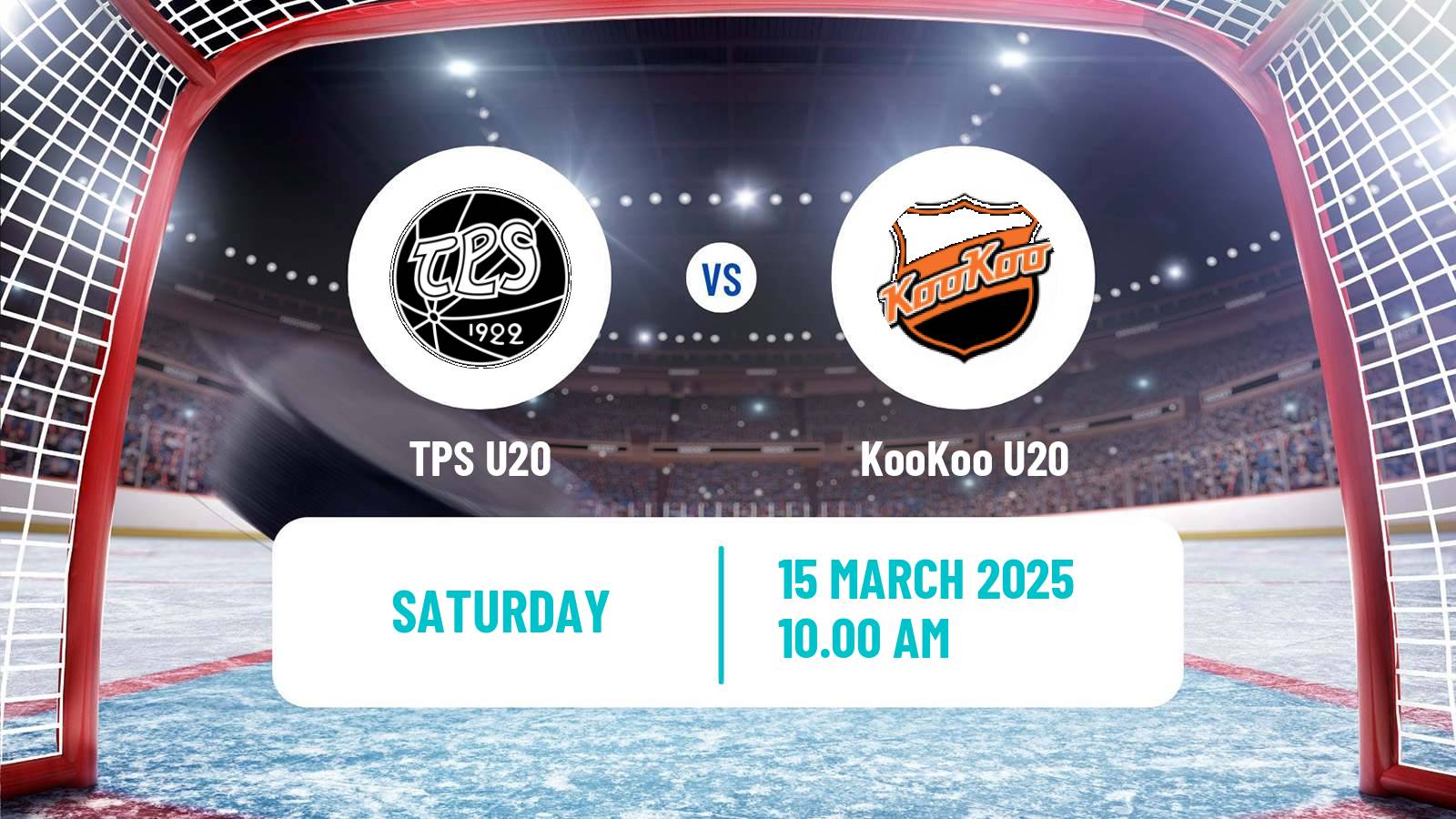 Hockey Finnish SM-sarja U20 TPS U20 - KooKoo U20