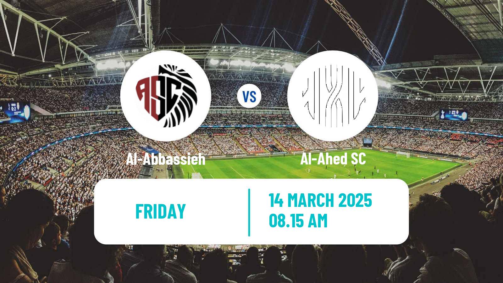 Soccer Lebanese Premier League Al-Abbassieh - Al-Ahed