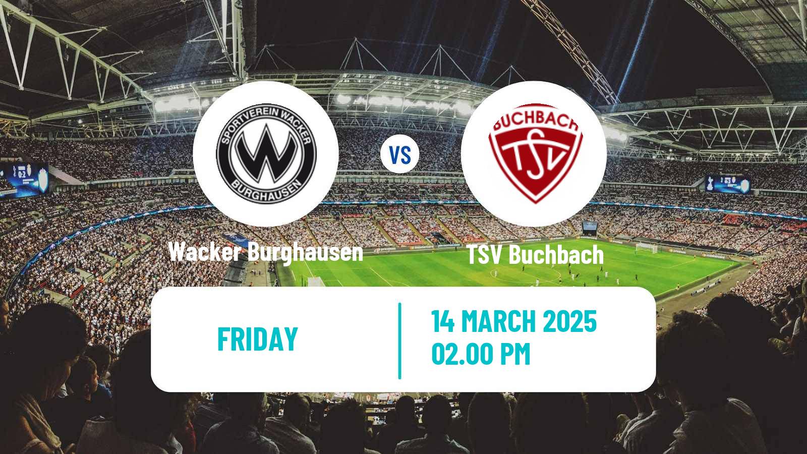 Soccer German Regionalliga Bayern Wacker Burghausen - Buchbach