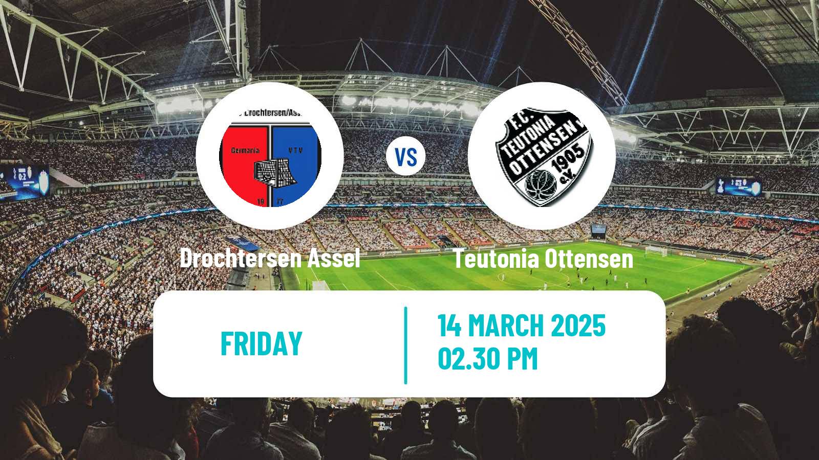 Soccer German Regionalliga North Drochtersen Assel - Teutonia Ottensen