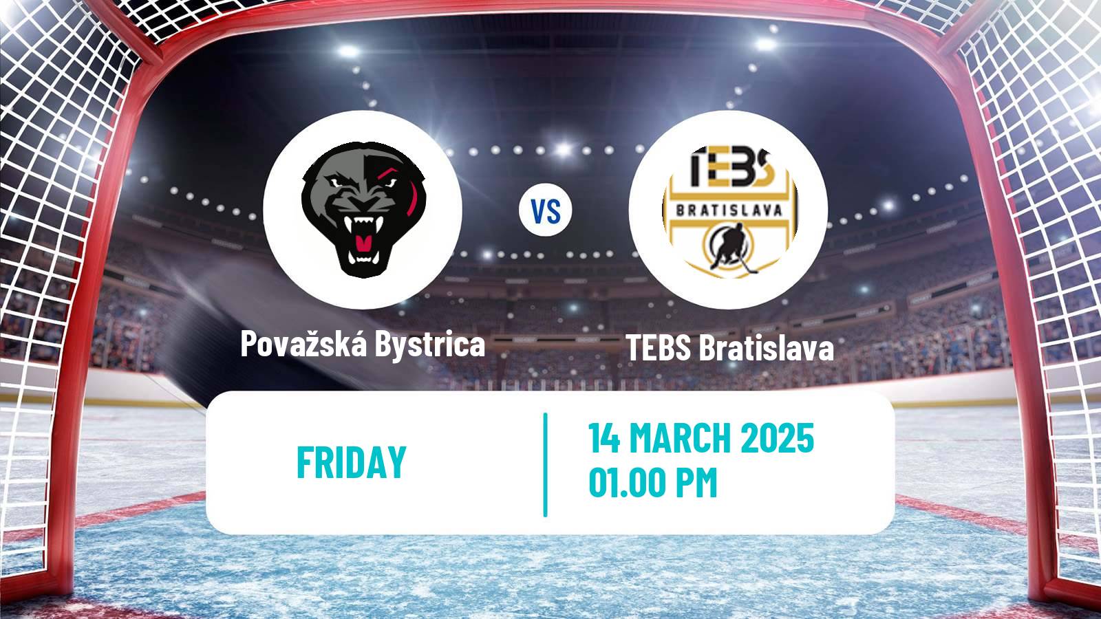 Hockey Slovak 1 Liga Hockey Považská Bystrica - TEBS Bratislava