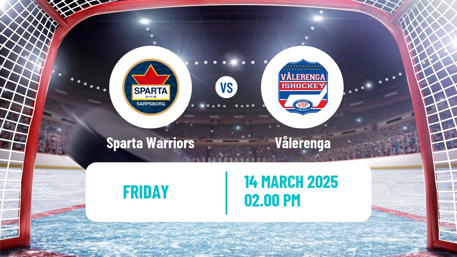 Hockey Norwegian Ligaen Hockey Sparta Warriors - Vålerenga