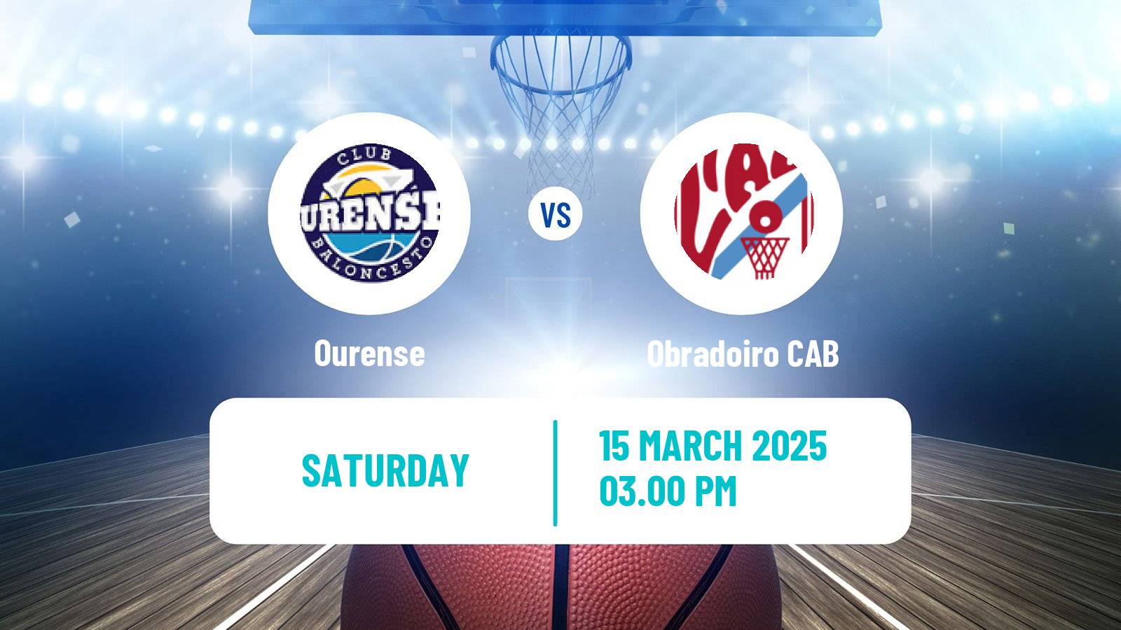 Basketball Spanish LEB Oro Ourense - Obradoiro CAB