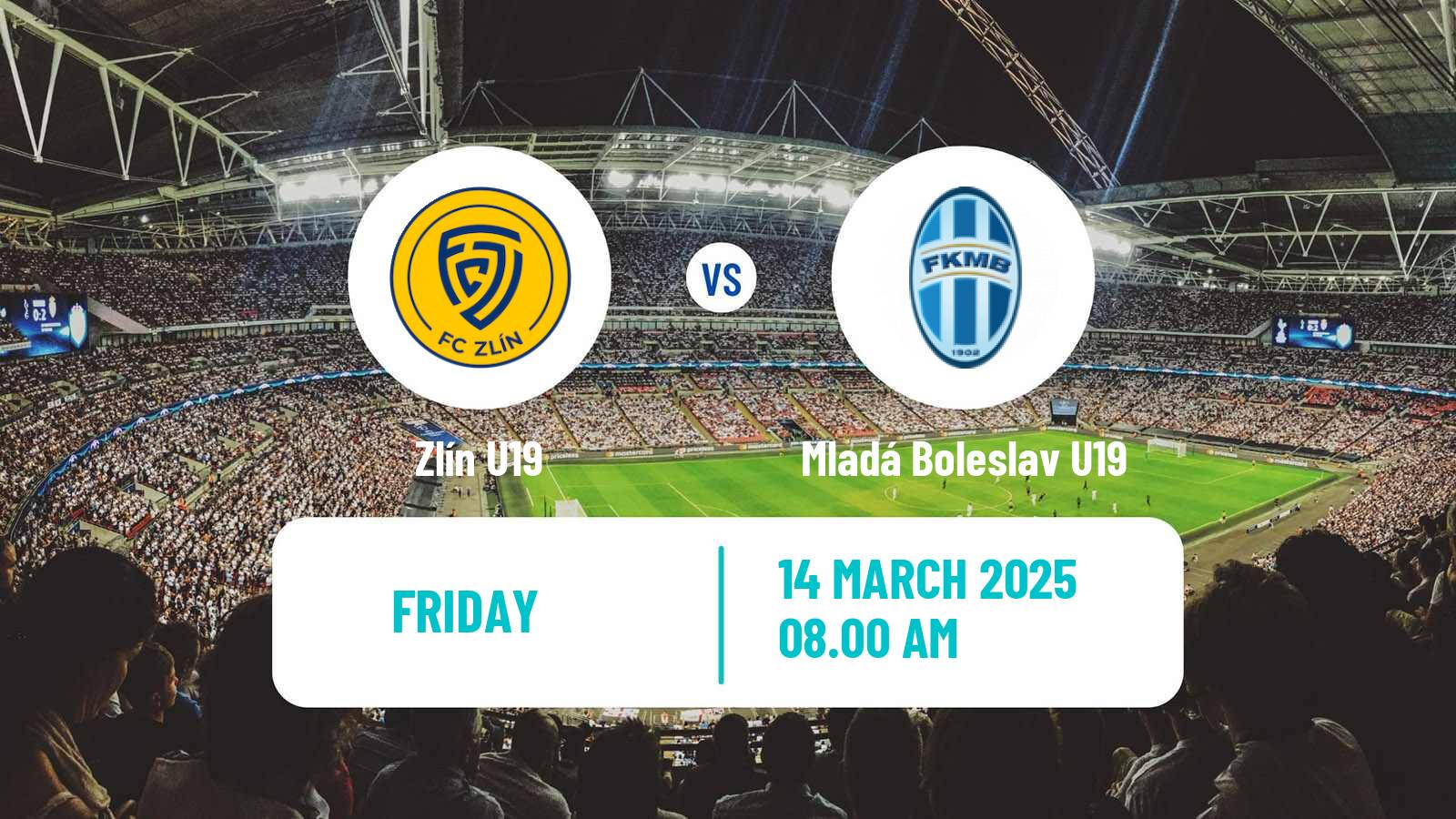 Soccer Czech U19 League Zlín U19 - Mladá Boleslav U19