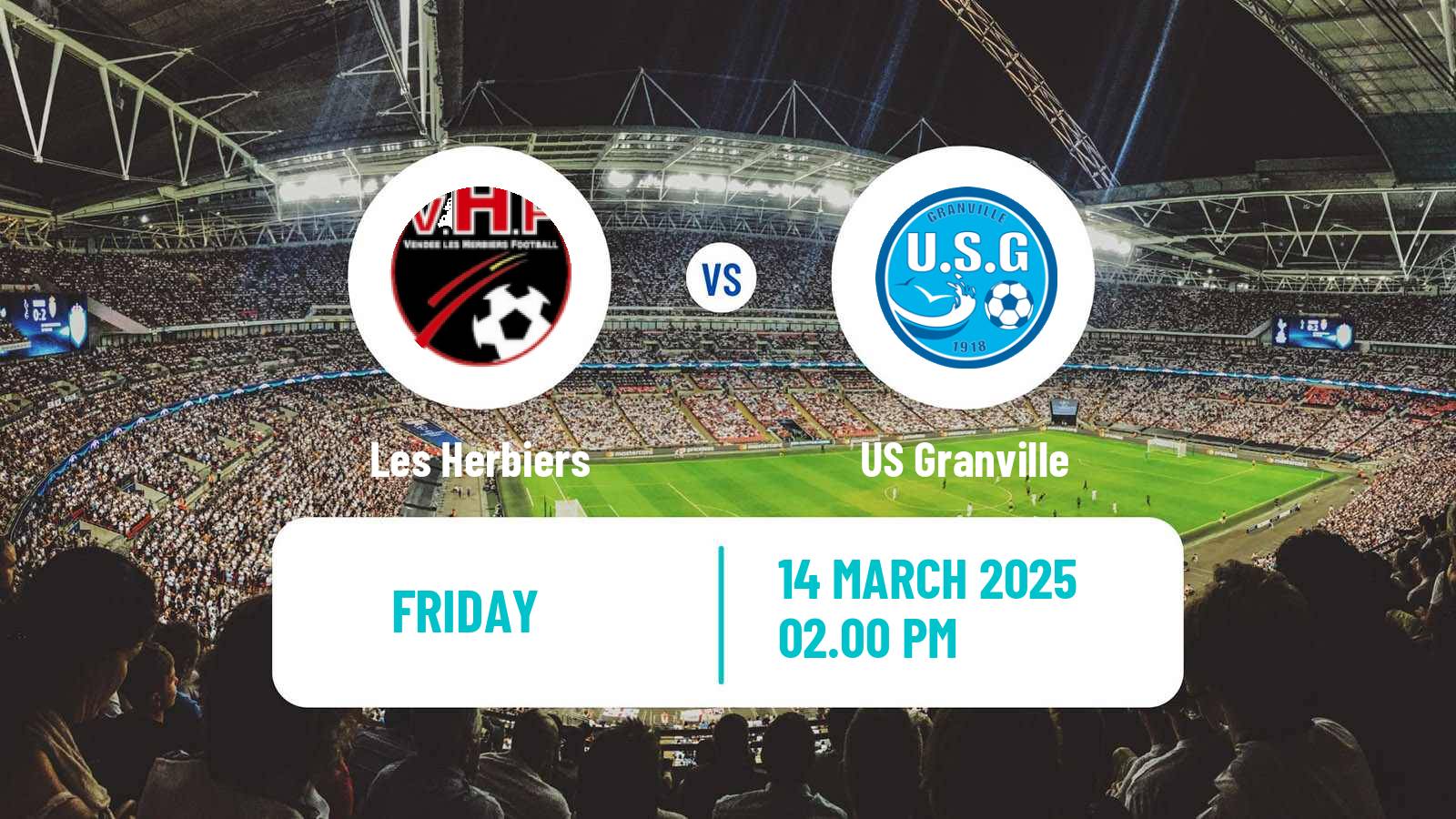Soccer French National 2 - Group B Les Herbiers - Granville