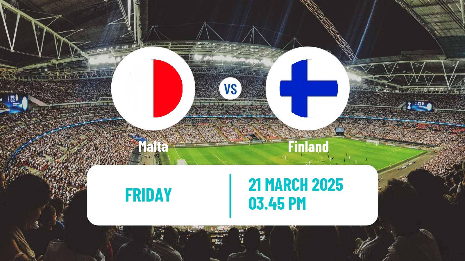 Soccer FIFA World Cup Malta - Finland