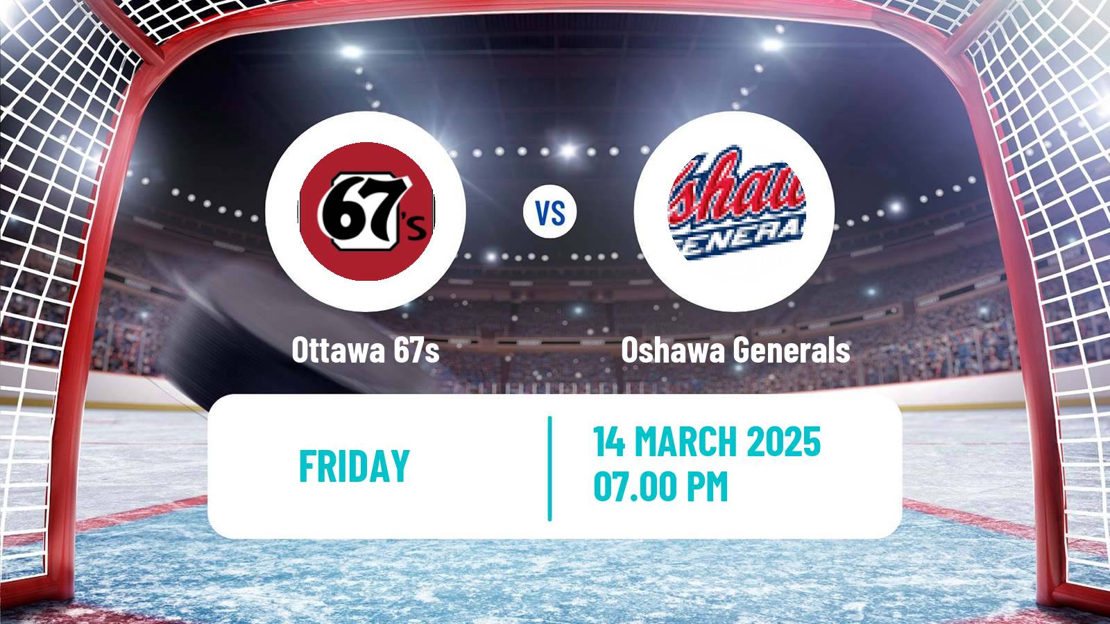 Hockey OHL Ottawa 67s - Oshawa Generals