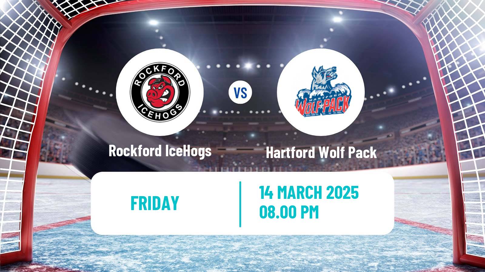 Hockey AHL Rockford IceHogs - Hartford Wolf Pack