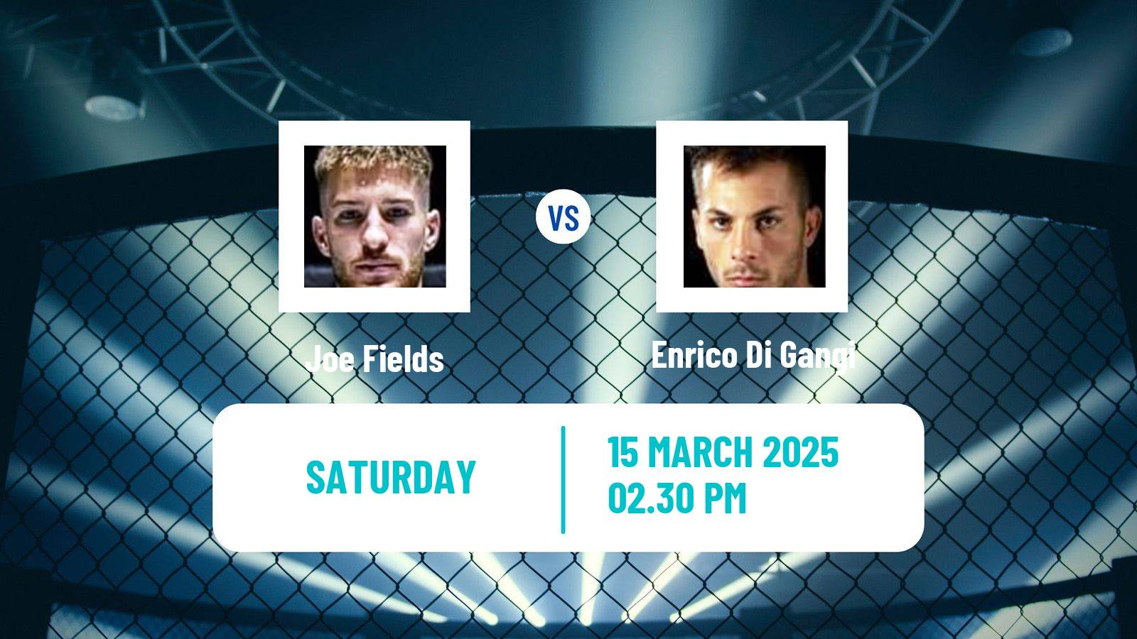 MMA Flyweight Cage Warriors Men Joe Fields - Enrico Di Gangi