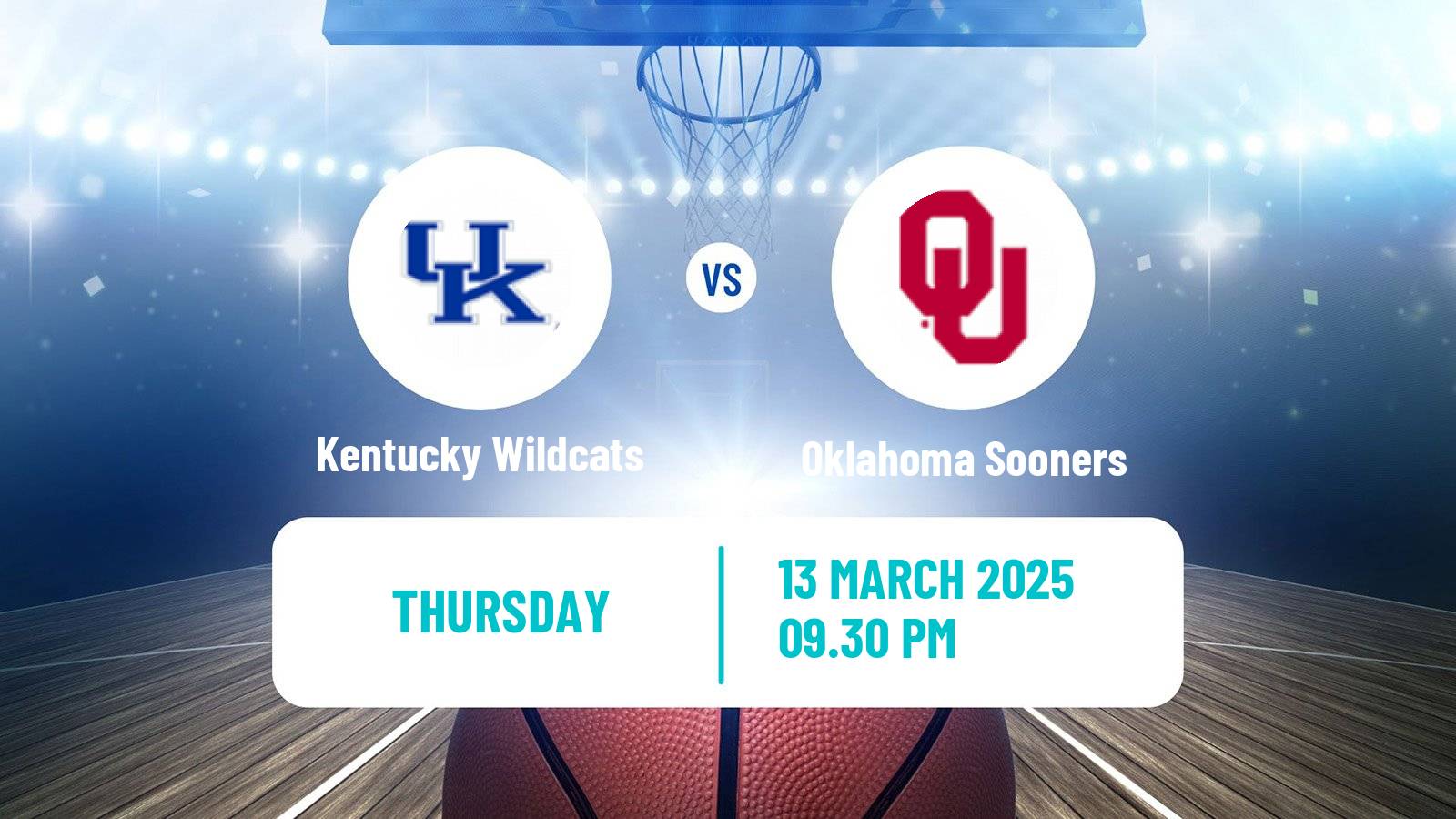 Basketball NCAA College Basketball Kentucky Wildcats - Oklahoma Sooners